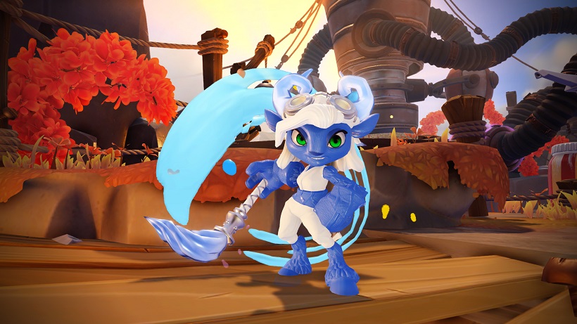 Power Blue Splat in game