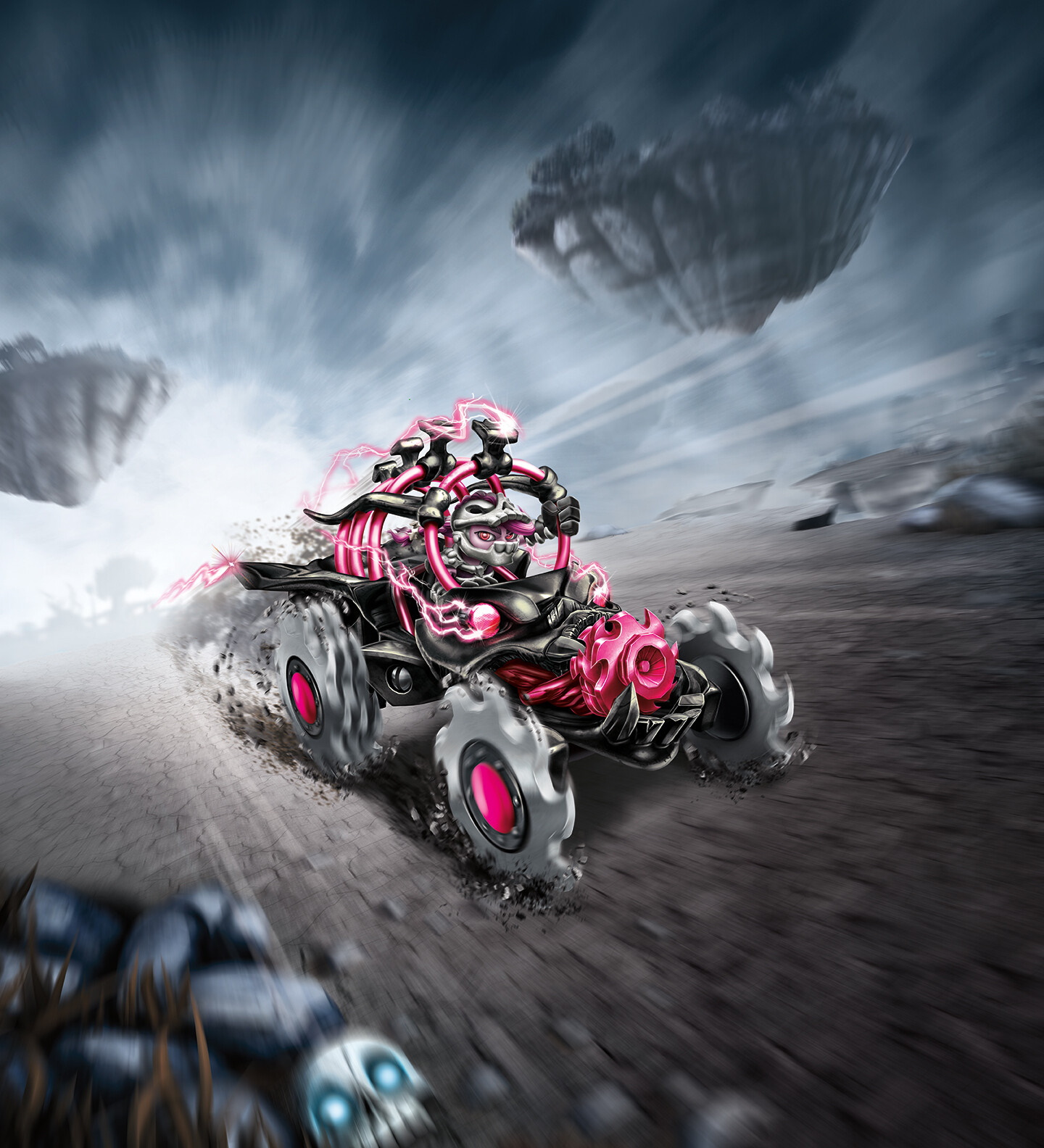 SuperCharged Tomb Buggy promotional art by Phillip Worobey