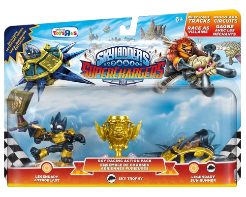 Legendary Astroblast in the Legendary Sky Racing Action Pack with the Legendary Sun Runner
