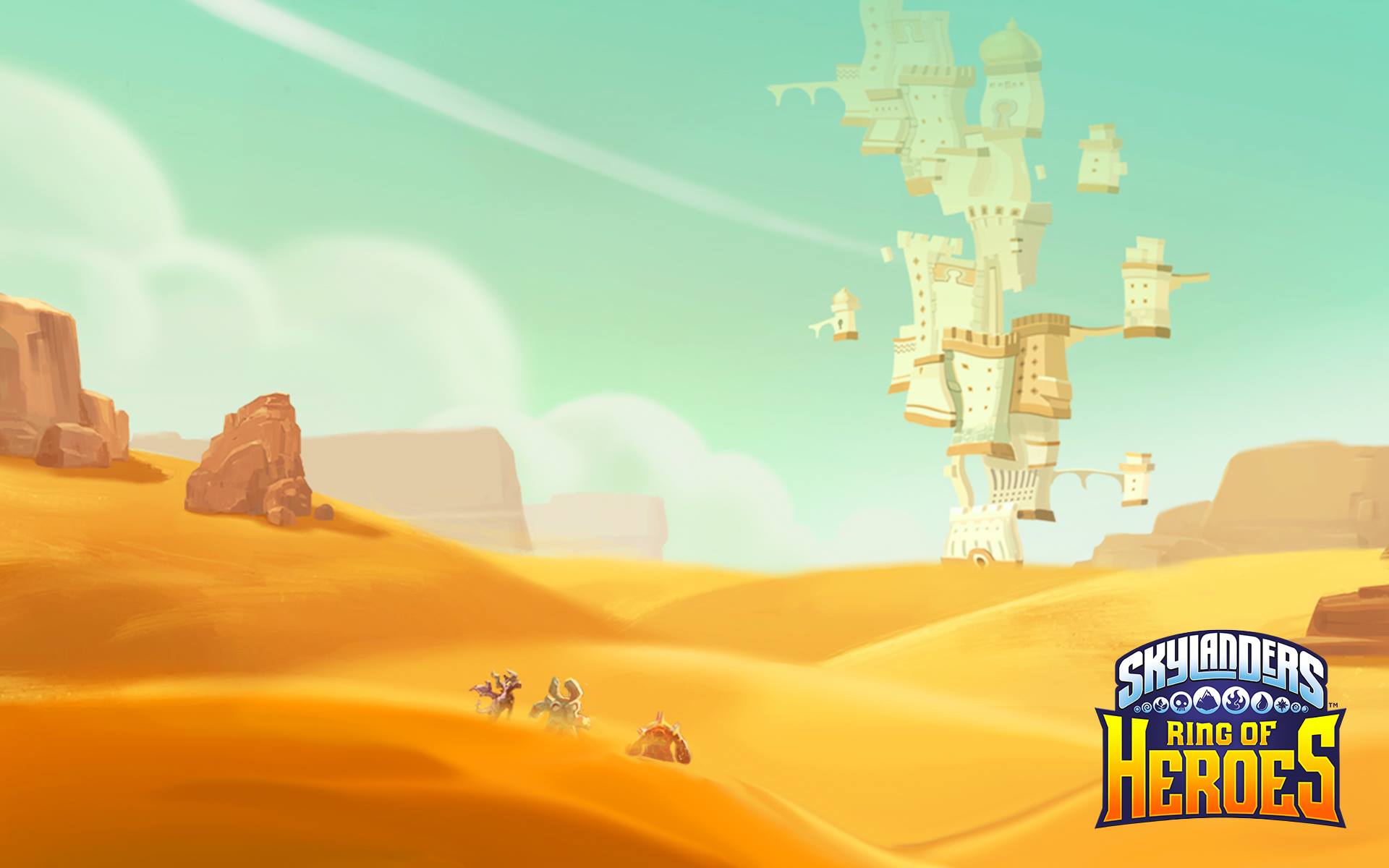 Concept art of the Mirage Tower