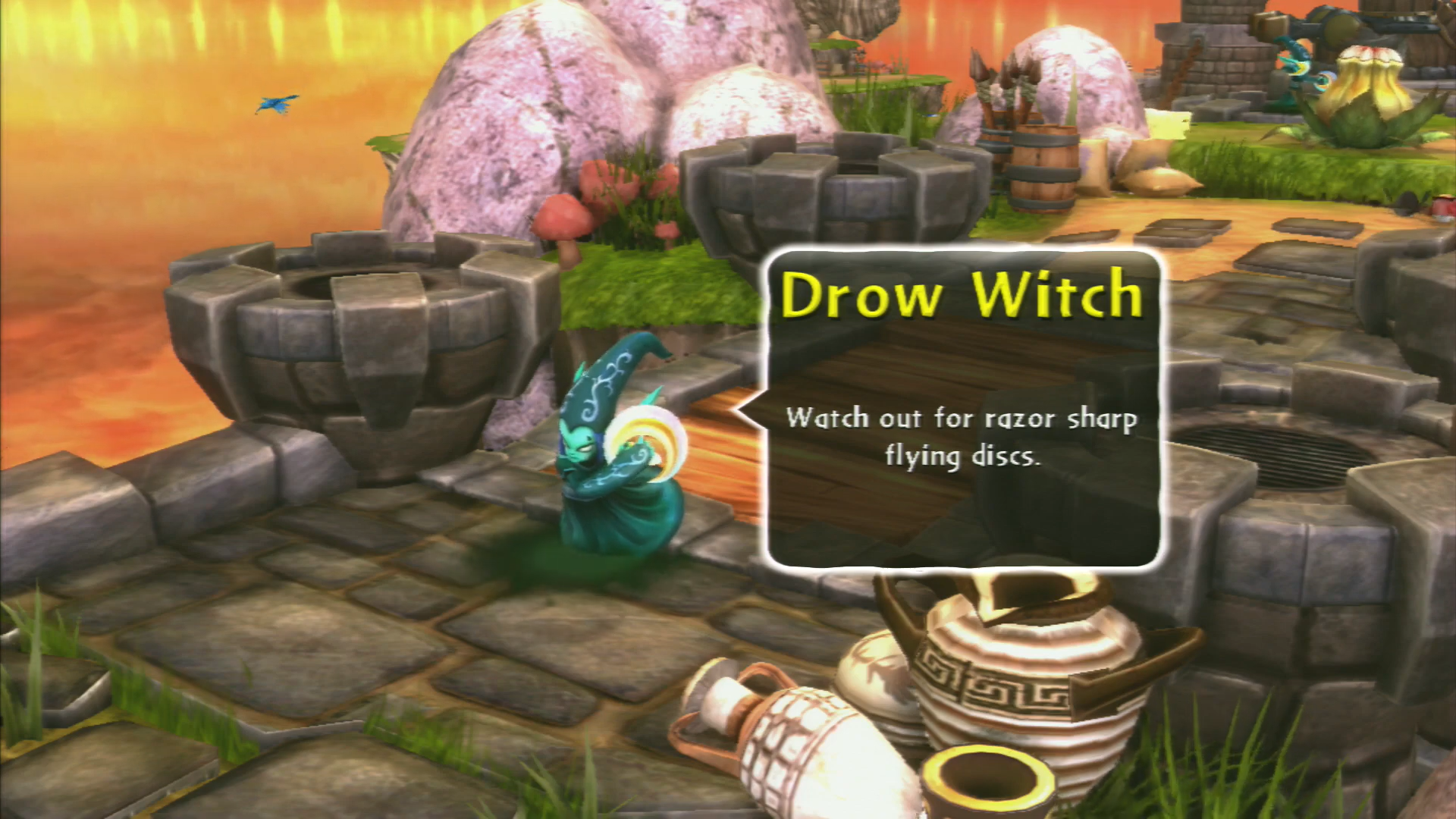 Drow Witch's enemy intro at Sky Schooner Docks (PlayStation 3 / Xbox 360)