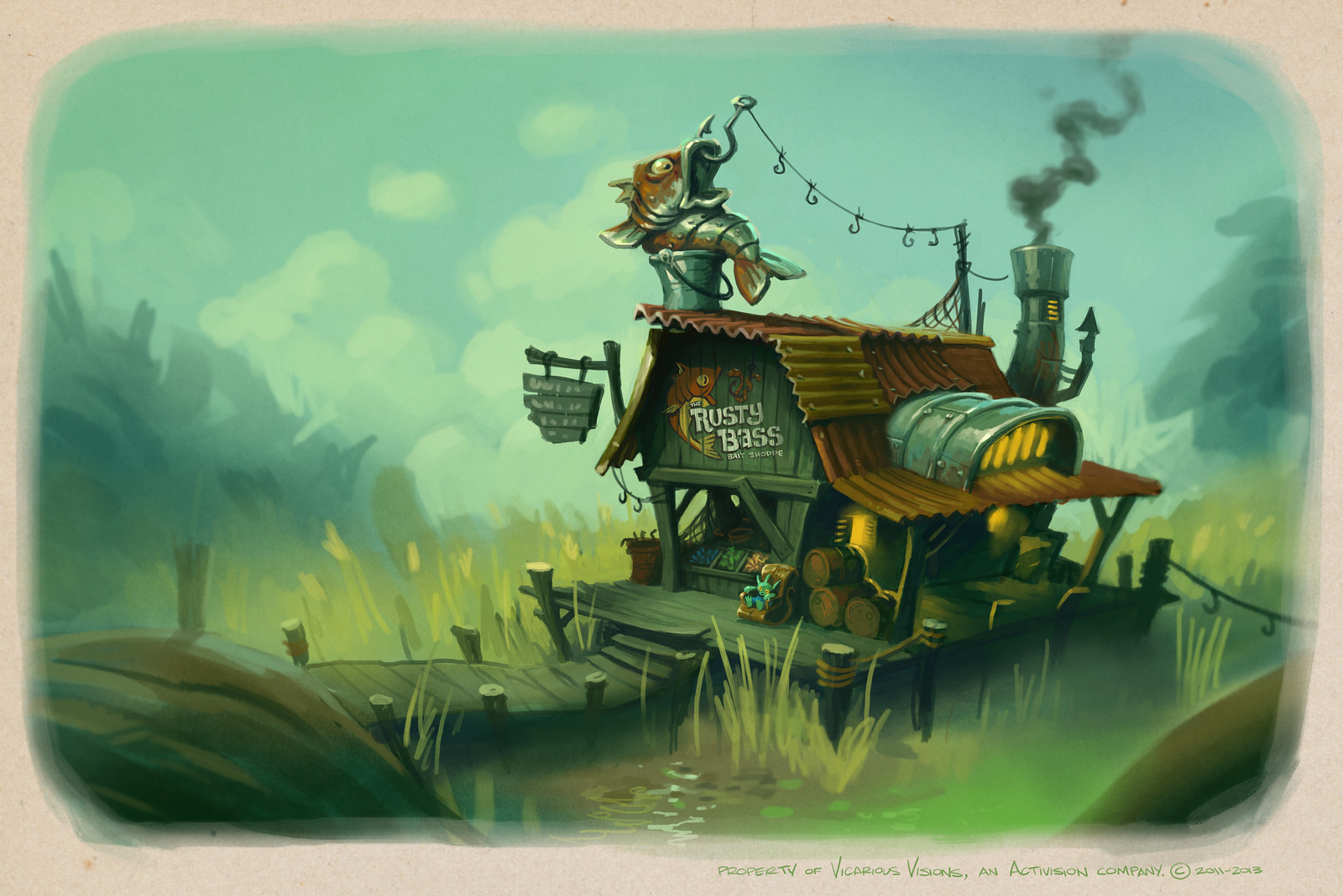 Mudwater Hollow mood concept by Dave Phillips
