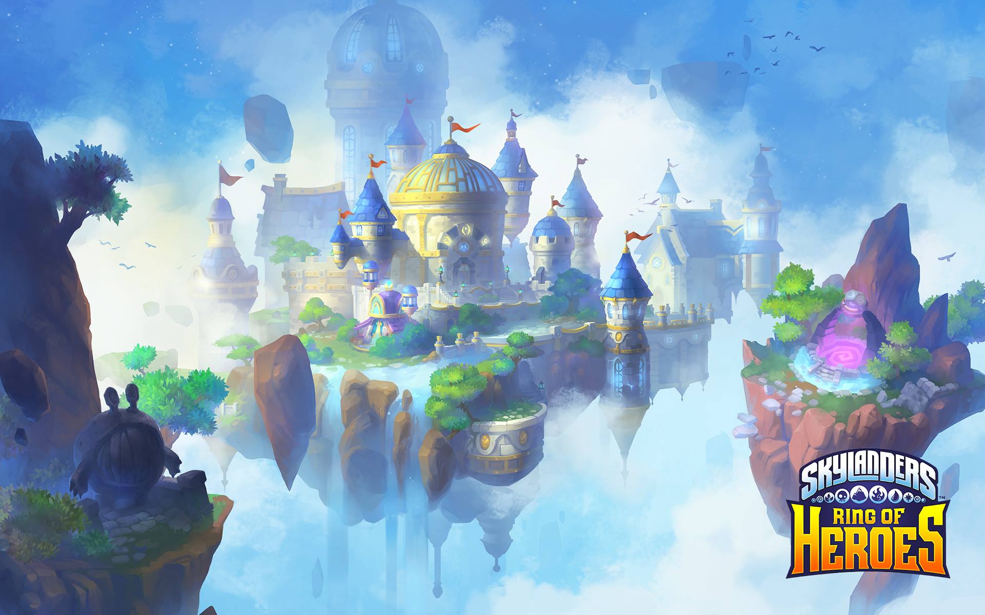 Wallpaper of Sky Island