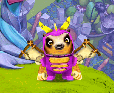 Spyro's Number 1 Fan's idle and poke animation
