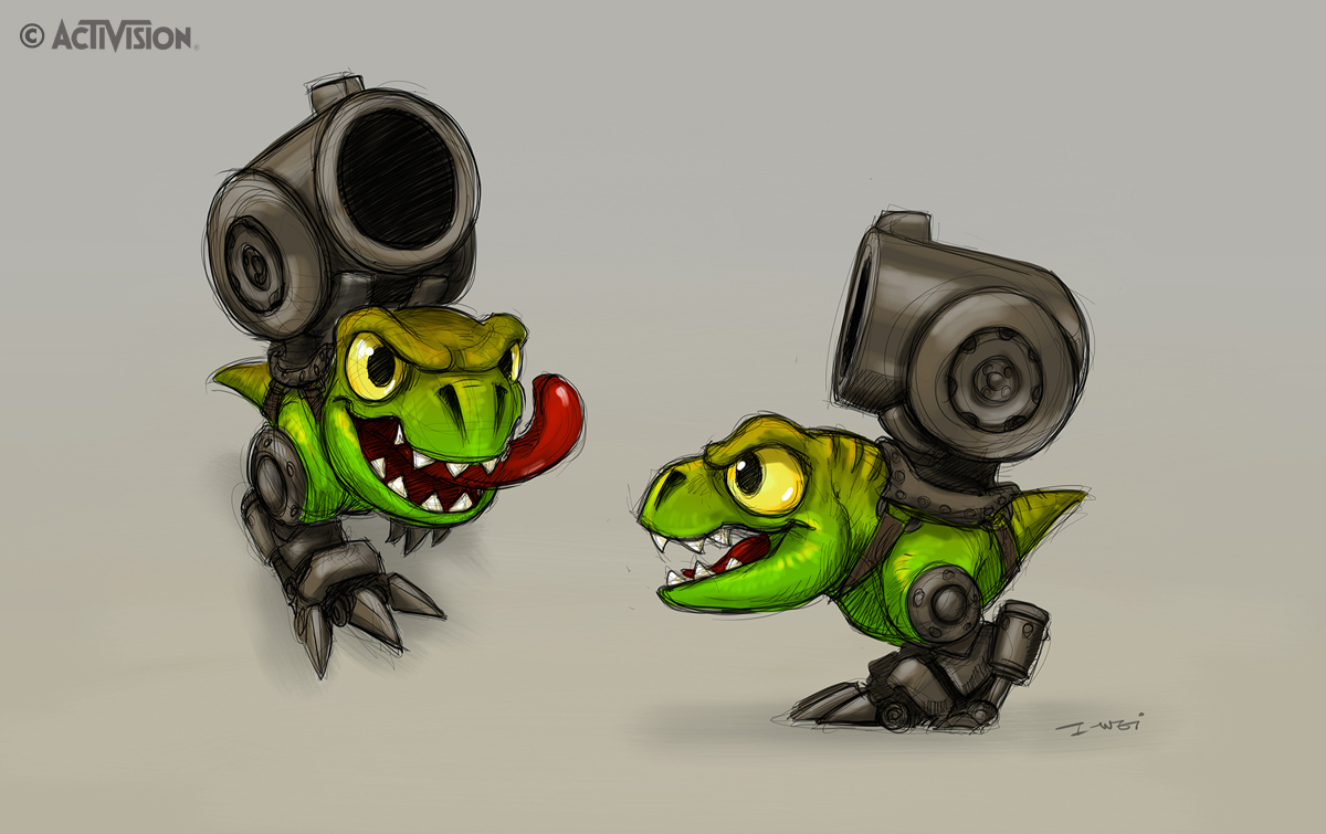Compact weaponry that didn't go with Chopper at first