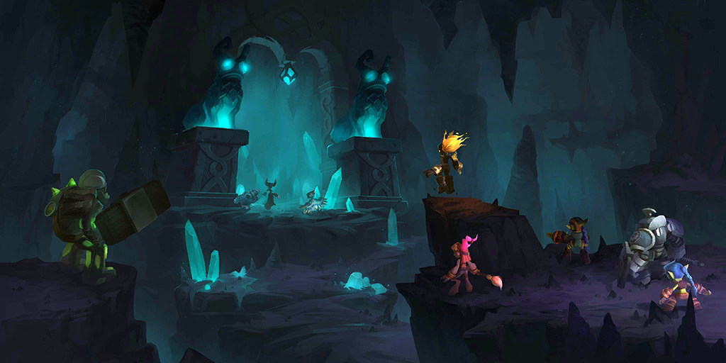 Skylanders: Ring of Heroes unused loading screen of the Vault of the Ancients