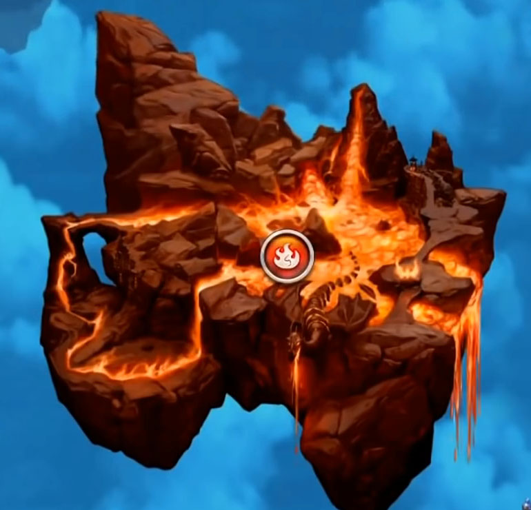 The Fire Realm, also known as Fire Island