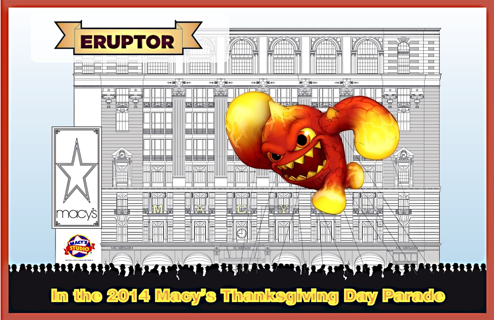 I-Wei Huang's concept of the Eruptor Macy's Balloon