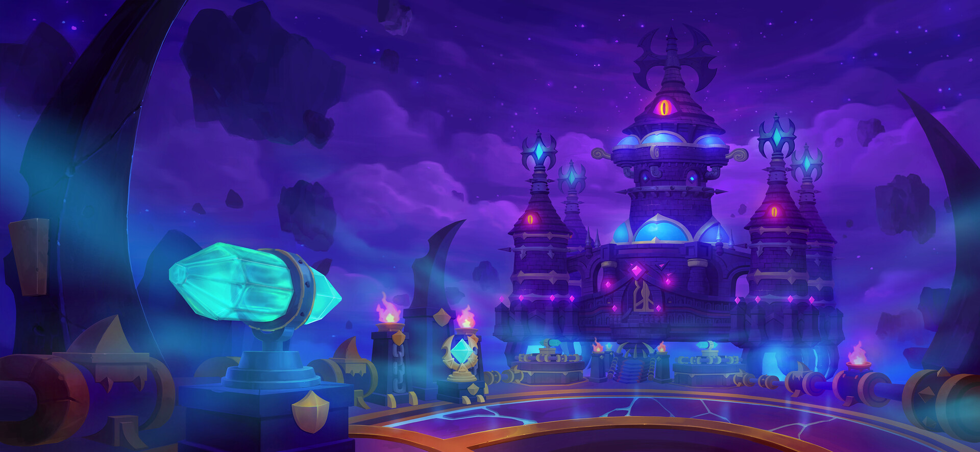 Skylanders: Ring of Heroes concept art by HA KO of the Lair of Kaos, which went unused in the final game