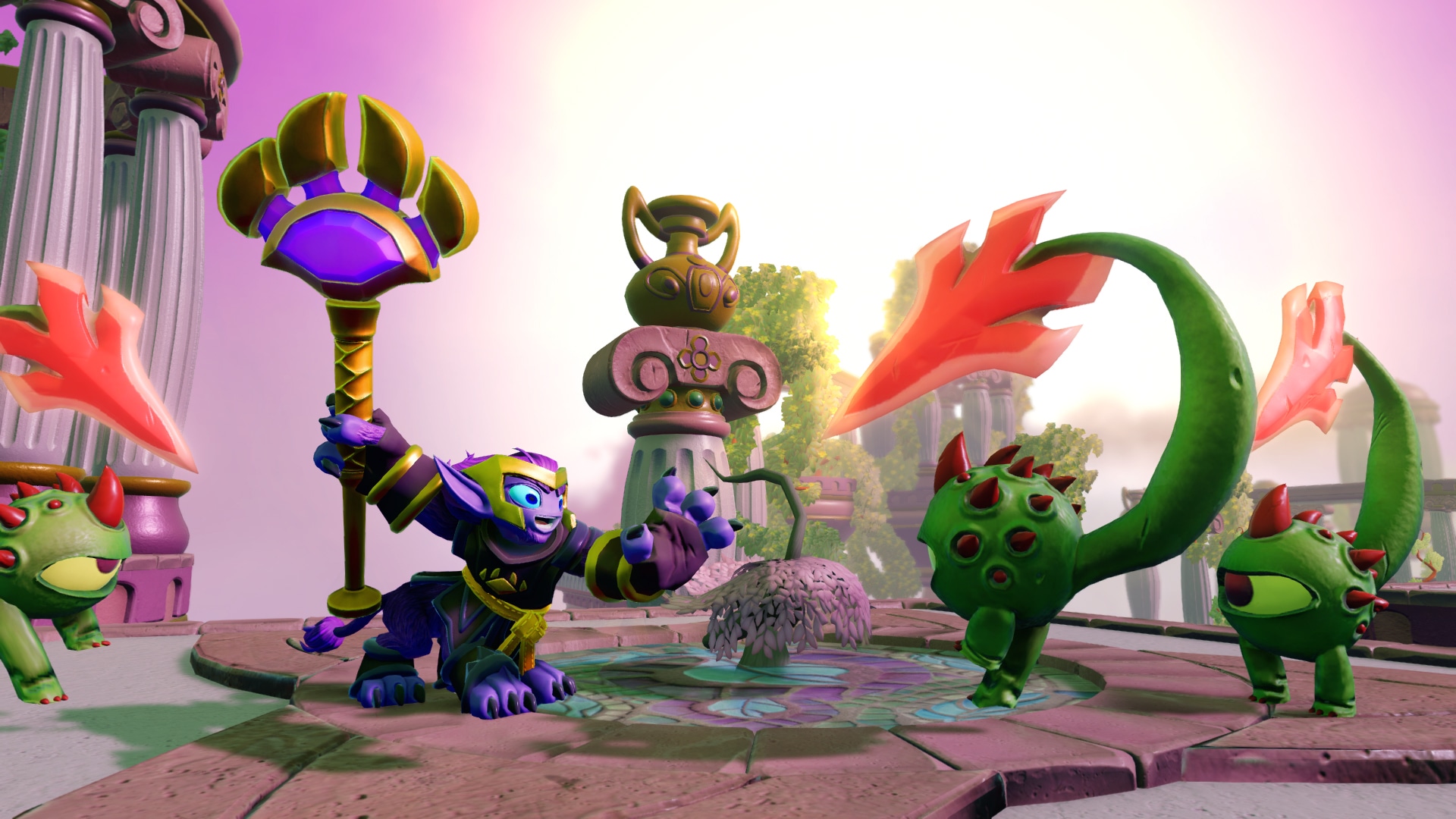Mysticat facing off three Stem Stingers