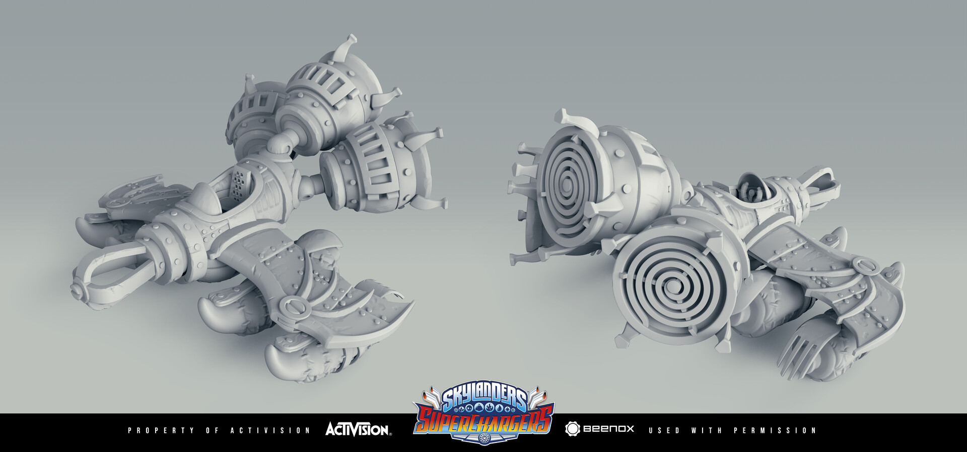 Model render of the Toaster Bomber by Jonathan Rancourt