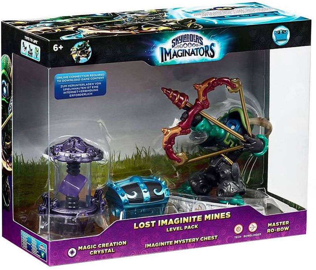 Ro Bow's packaging with Lost Imaginite Mines Expansion Pack