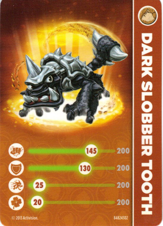 Dark Slobber Tooth's card