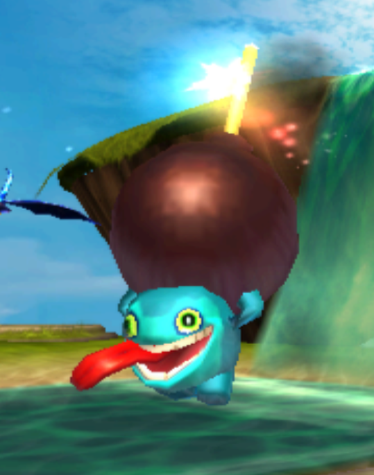 Boom Fiend attacking in Skylanders: Giants