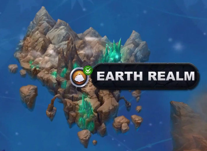 The Earth Realm, also known as Earth Island
