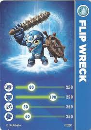 Flip Wreck's card