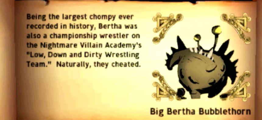 Big Bertha Bubblethorn Nightmare Page