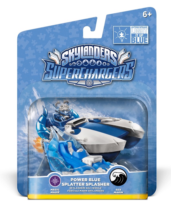 Power Blue Splatter Splasher's Packaging