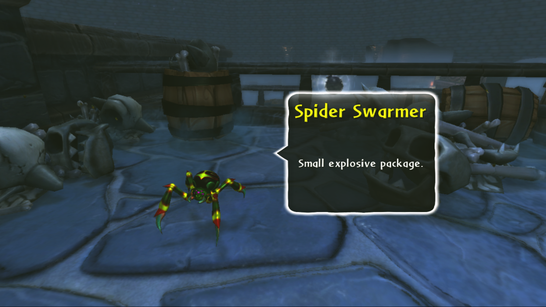 Skitterboom (Spider Swarmer)'s enemy intro at Crawling Catacombs (PlayStation 3 / Xbox 360)