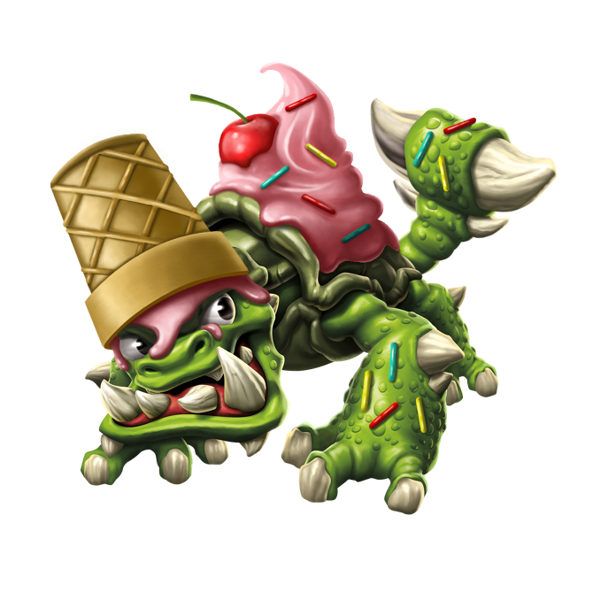 Transparent Sundae Slobber Tooth