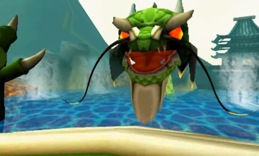 Water Dragon's dragon statue guise