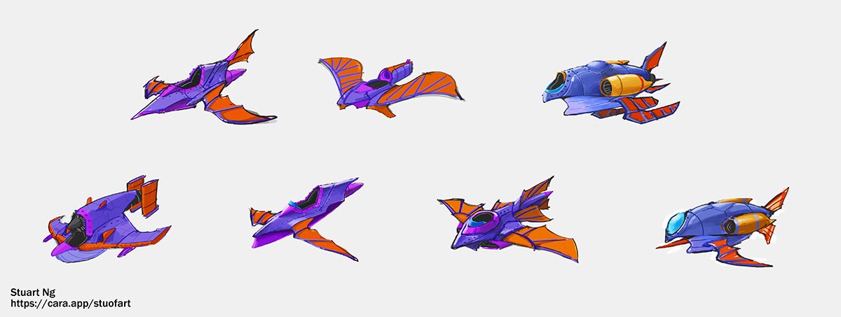 A fling machine vehicle in early development by Stuart Ng