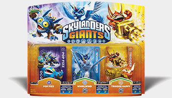 Triple Pack featuring Series 2 Trigger Happy, Pop Fizz, and Series 2 Whirlwind