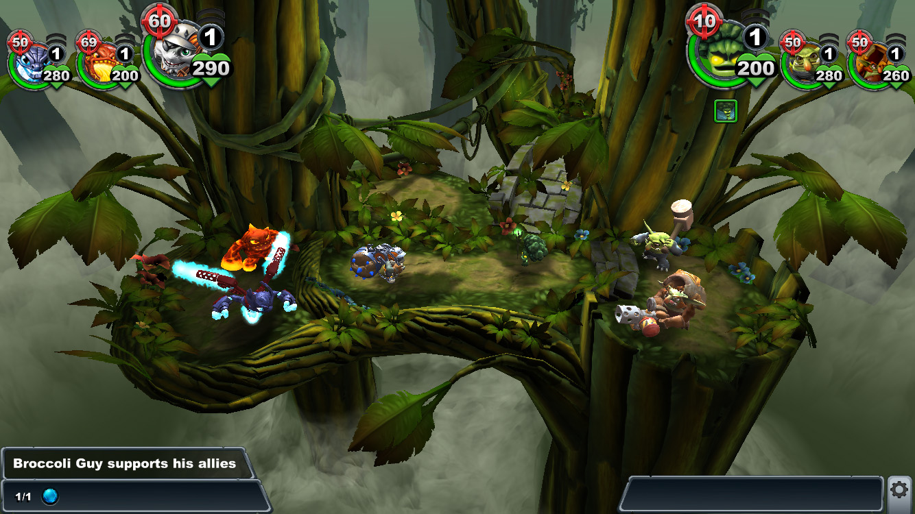 The Life Realm's arena as seen in game.