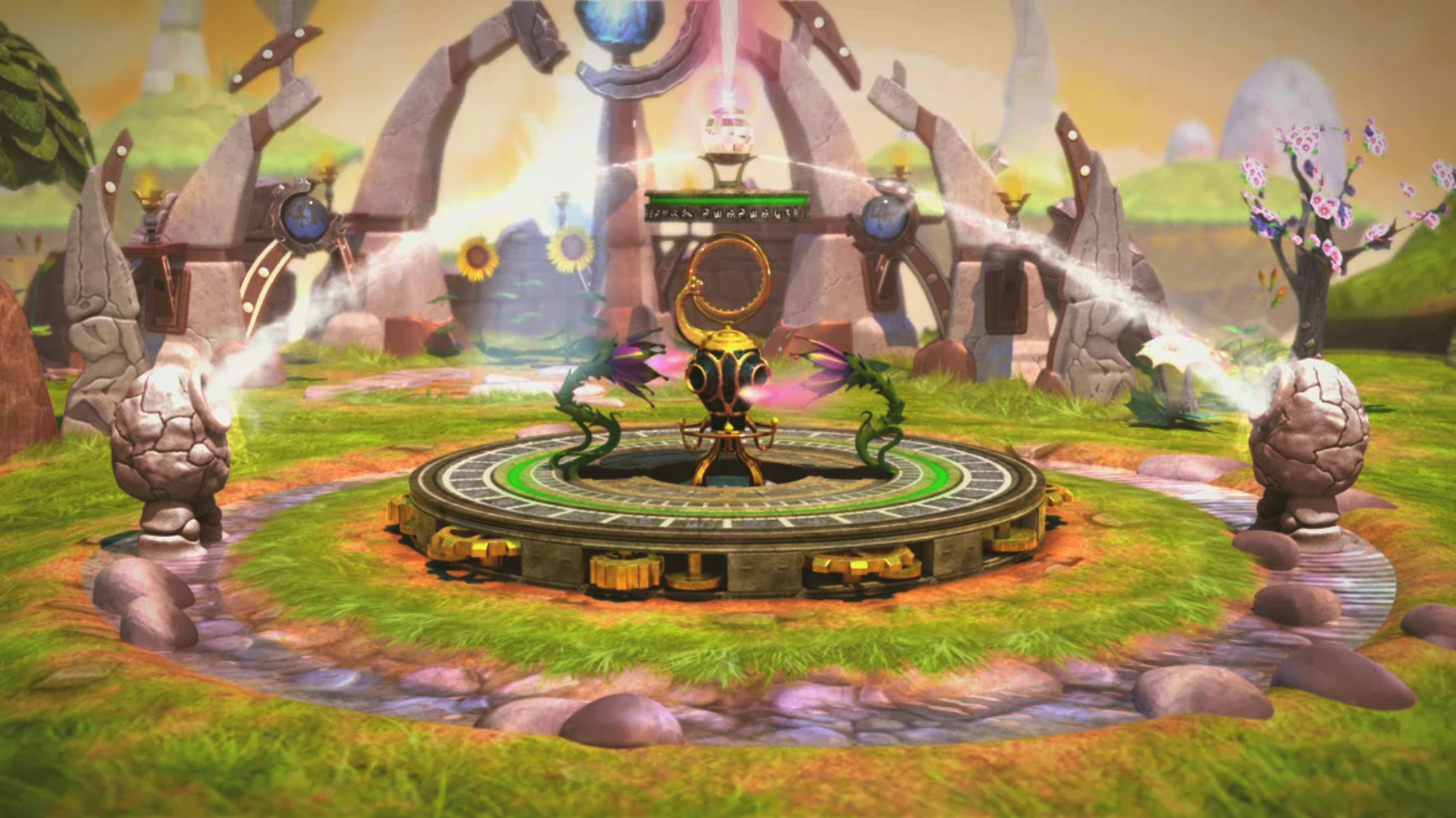 The rebuilt Core of Light after collecting the Green Goo of Primordia