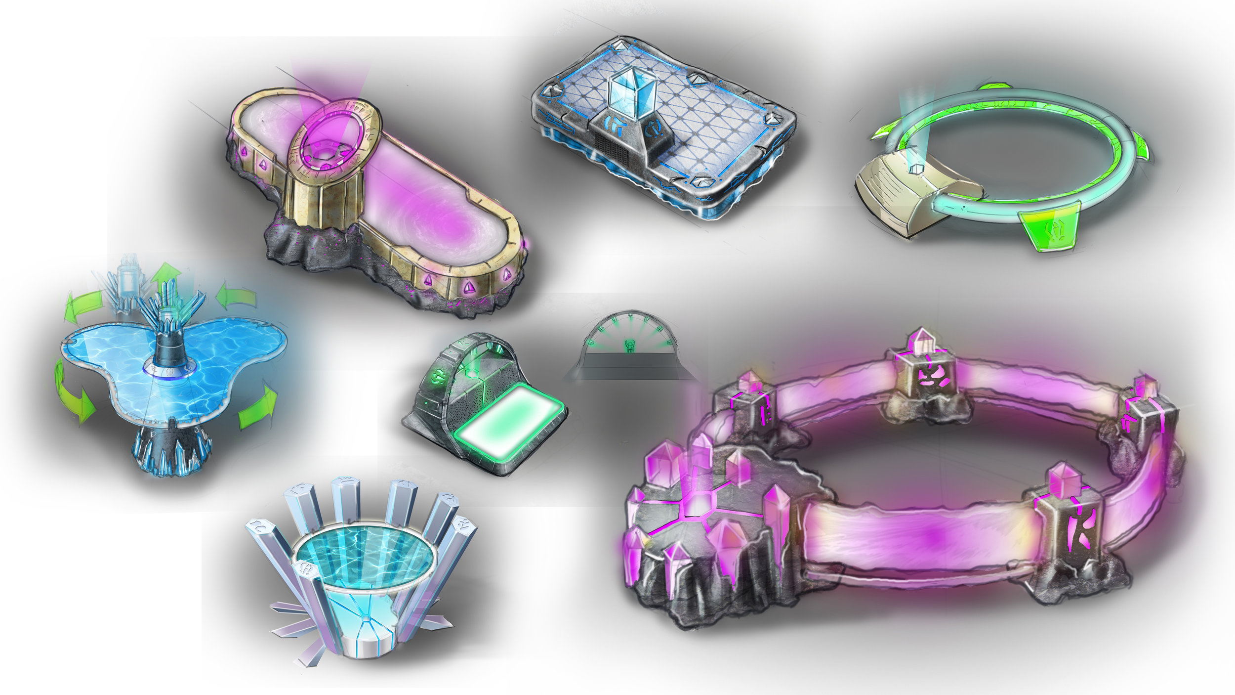 Early concepts by Johnathan Thai