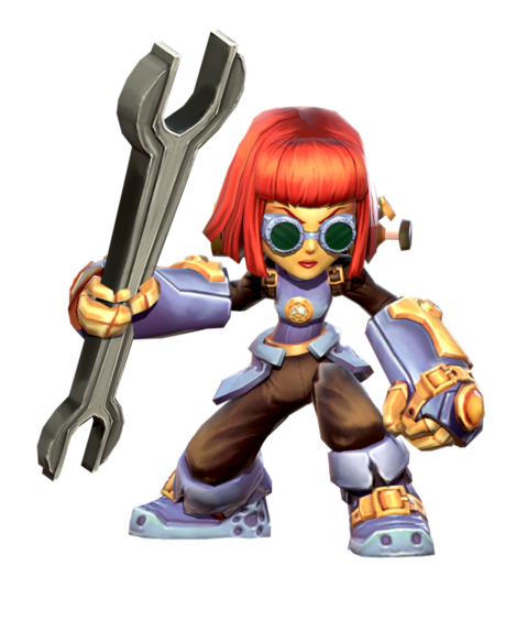 A transparent render of Sprocket in Ring of Heroes