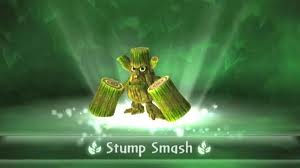 Stump Smash's magic moment.