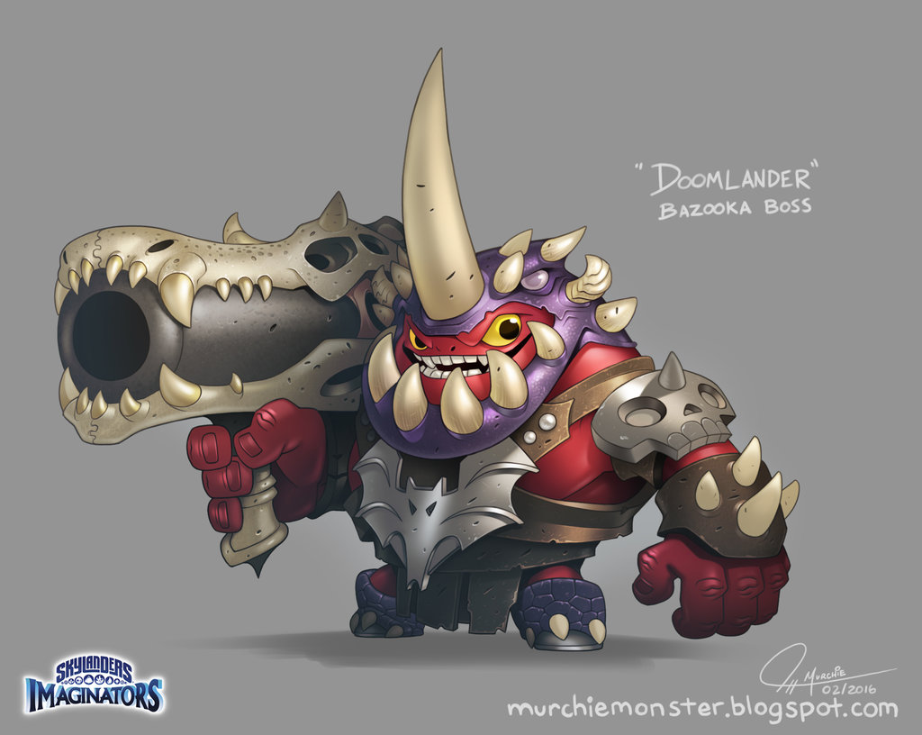 Concept art of the Bazooker Doomlander