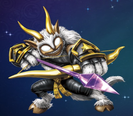 Buckshot's clean artwork in Skylanders Creator