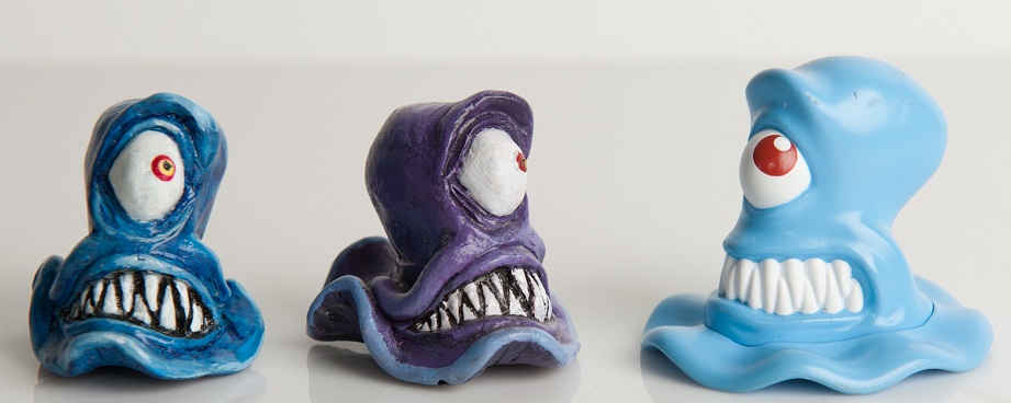 A few figures showing development from Cyclops Snail to Tarclops