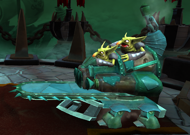Shrednaught (resembling its Steampunk counterpart) in Skylanders: Battlecast