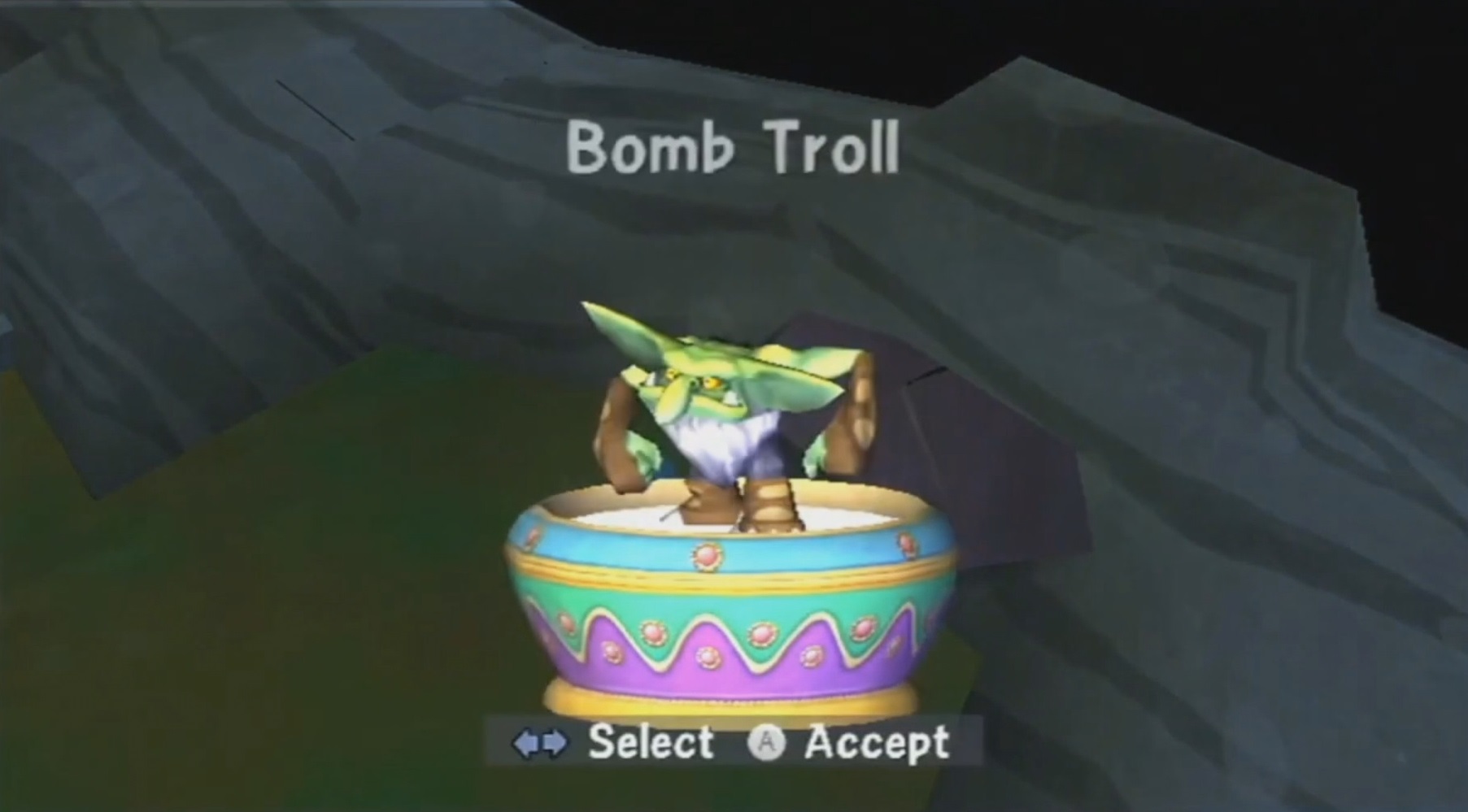 Bomb Troll on the magical device
