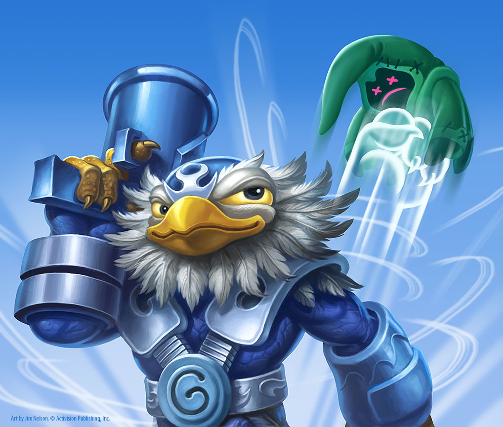 Skylanders: Battlecast Finishing Blow card art by Jim Nelson
