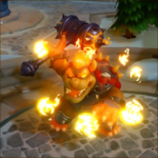 Molten Bowser's Hammer-holding Glitch in Imaginators