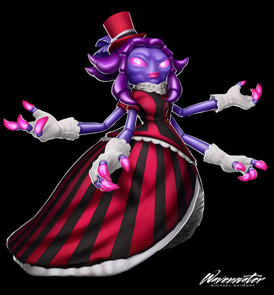 Artwork of Mesmeralda in Skylanders: SuperChargers Racing