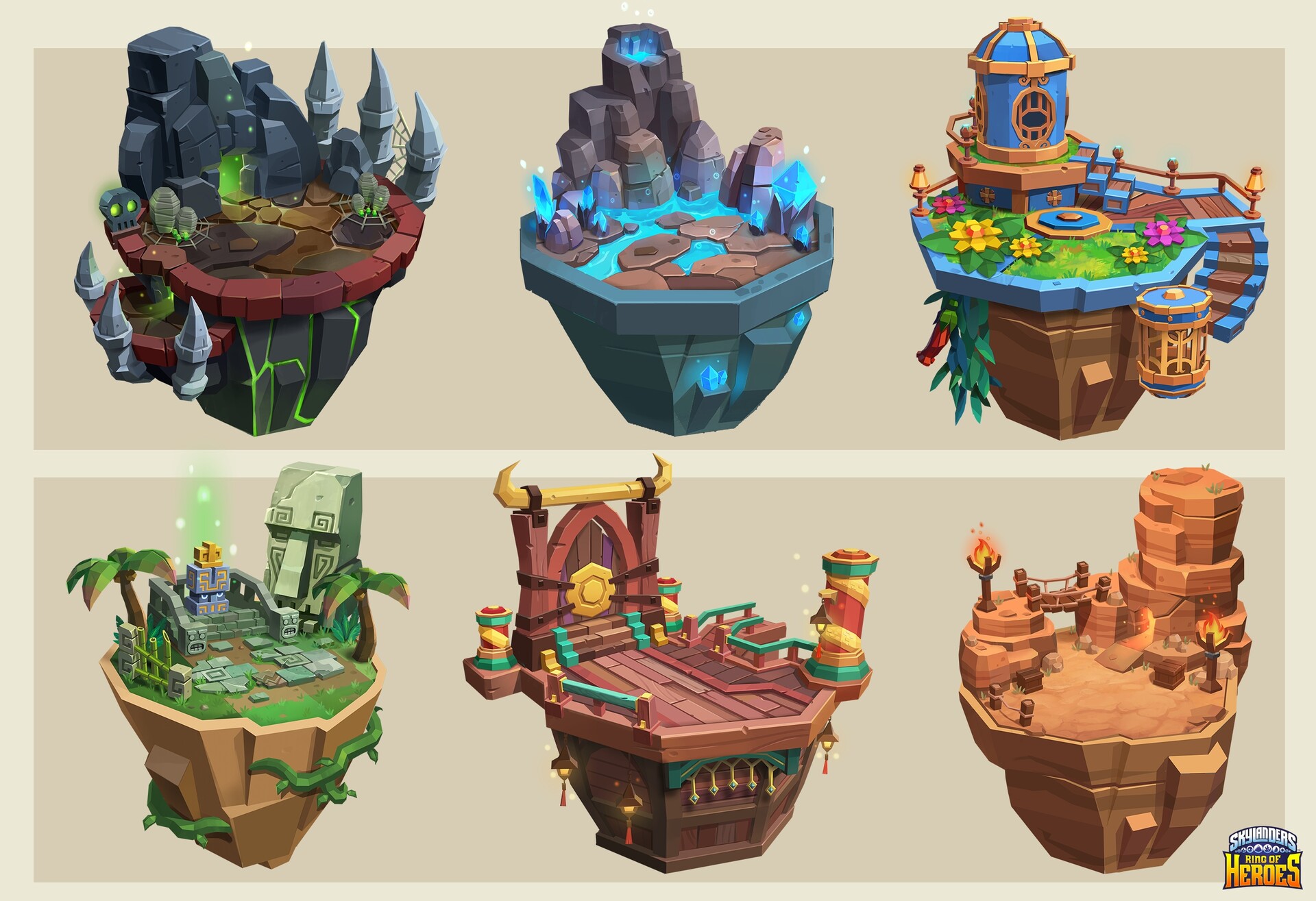 Concept for a Ring of Heroes overworld icon of Know-It-All Island by sunjung.