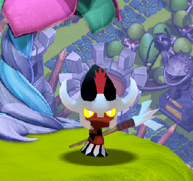 Rage Mage's idle and poke animation in Skylanders: Lost Islands