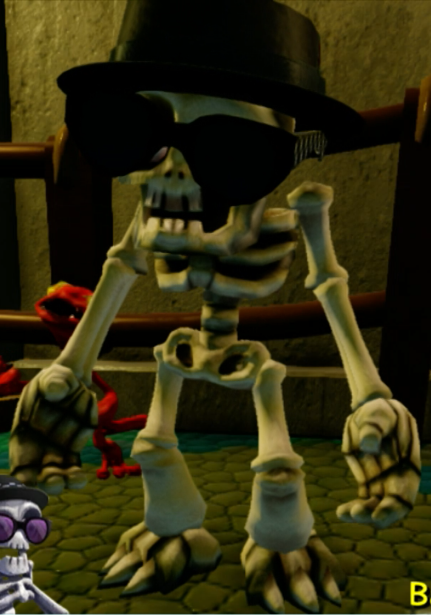Bag 'o Bones in Secret Sewers of Supreme Stink