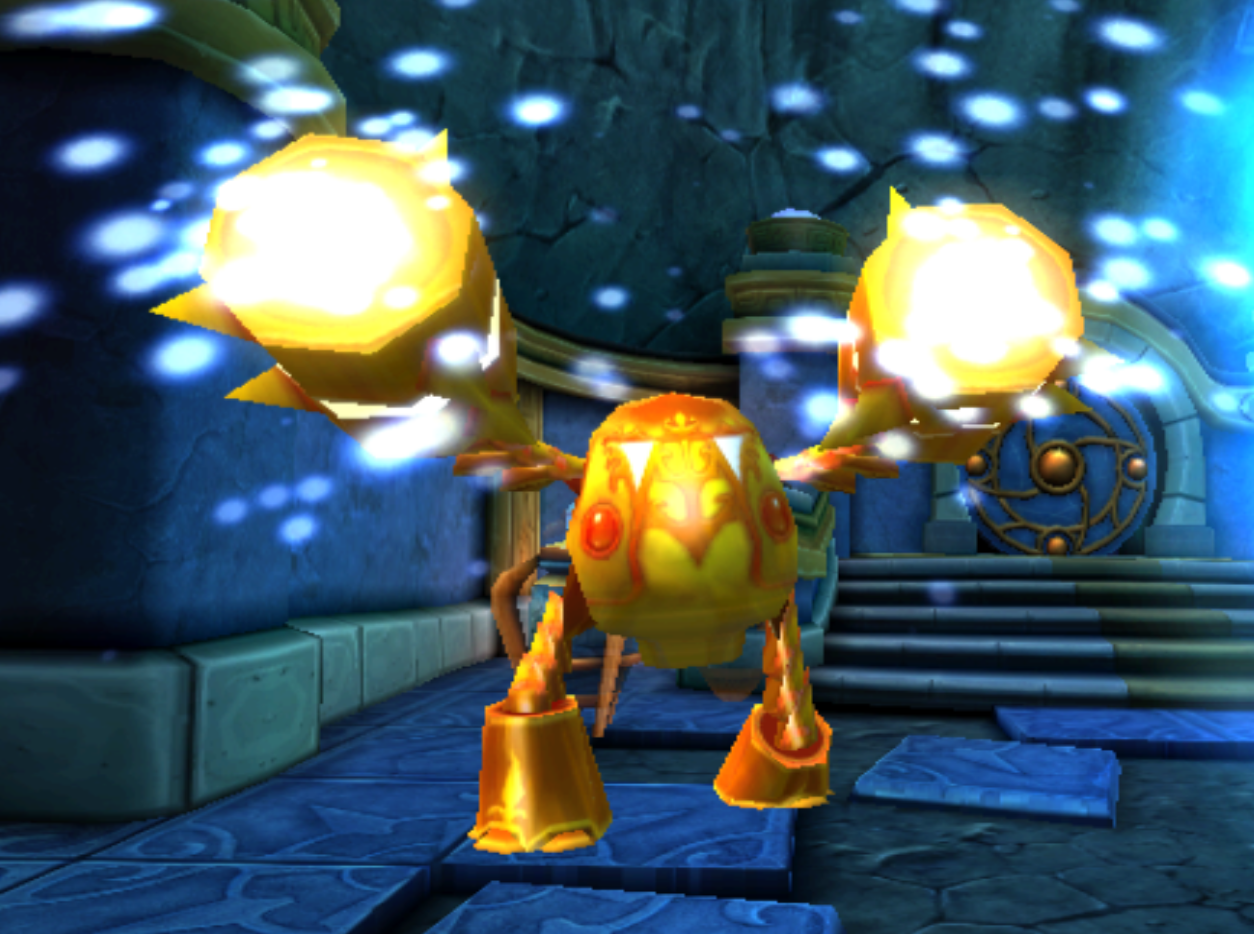 Yellow Arkeyan Ultron attacking