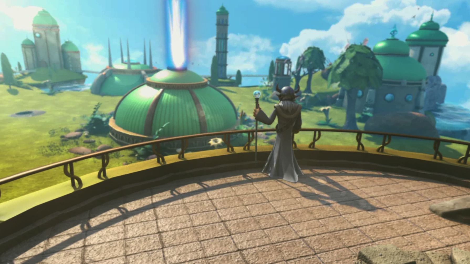 Master Eon observing the Core of Light