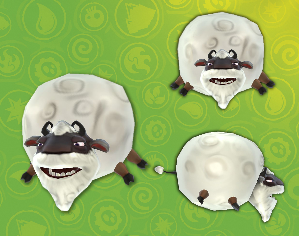 The Sheep Mage's sheep form as seen in the Nintendo 3DS version of Swap Force