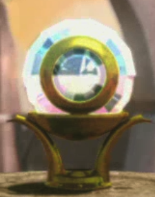 The Crystal Eye once it is placed on the Core of Light