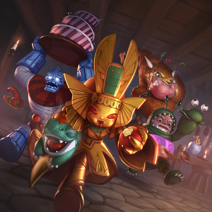 "Snack Attack" card art by Arthur Bozonnet