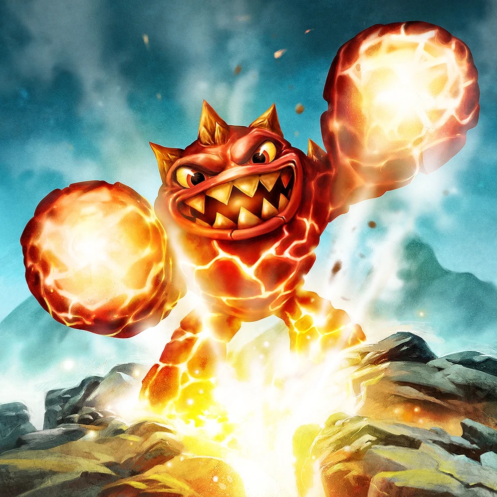 Skylanders: Battlecast Thermal Vent card art by Tikos