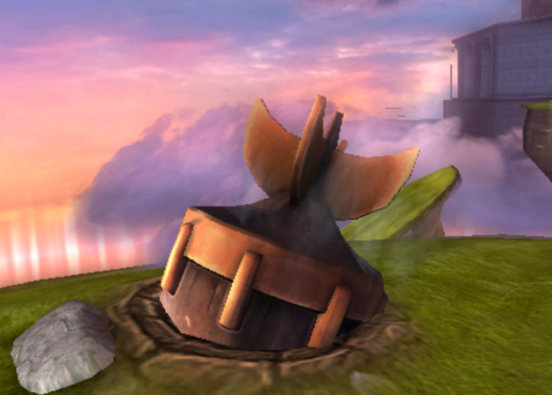 Battlement Cannon Artillery Shell stuck in the ground